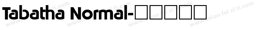 Tabatha Normal字体转换